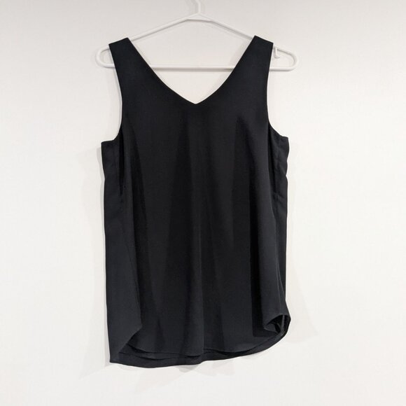 RW&CO V-Neck Tank Blouse Black Size XS - Picture 4 of 4